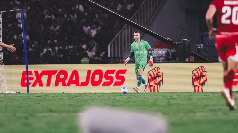 Pemain timnas Indonesia saat laga melawan Mozambik dalam laga FIfa Matchday di Stadion Utama Gelora Bung Karano (SUGBK), Senayan, Jakarta, Selasa (9/6/2026). (Dok. PSSI)