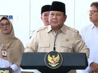 Foto: Presiden Prabowo Subianto dalam acara peresmian RSUD KH. Muhammad Thohir Krui, Pesisir Barat, Lampung, 10 Juni 2026. (YouTube/Sekretariat Presiden)