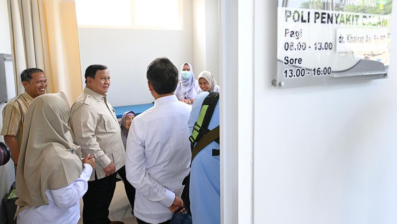Presiden Prabowo Subianto meresmikan Rumah Sakit Umum Daerah (RSUD) KH. Muhammad Thohir Krui di Kabupaten Pesisir Barat, Lampung, Rabu (10/6/2026).