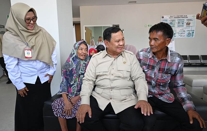 Presiden Prabowo Subianto meresmikan Rumah Sakit Umum Daerah (RSUD) KH. Muhammad Thohir Krui di Kabupaten Pesisir Barat, Lampung, Rabu (10/6/2026). (Dok. BPMI Sekretariat Presiden/Muchlis Jr)