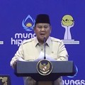 Foto: Presiden Prabowo Subianto menghadiri pembukaan Munas HIPMI XVIII, Bandar Lampung, Rabu (10/6/2026). (Tangkapan Layar Youtube/Sekretariat Presiden)