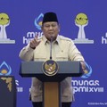 Foto: Presiden Prabowo Subianto dalam pembukaan Munas XVIII HIPMI di Bandar Lampung, Rabu (10/6/2026). (Tangkapan Layar YouTube Sekretariat Presiden)