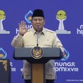 Presiden Prabowo Subianto saat menyampaikan pemaparan dalam Pembukaan Munas HIPMI XVIII, Bandar Lampung, (10/6/2026). (Tangkapan Layar Youtube/Sekretariat Presiden)