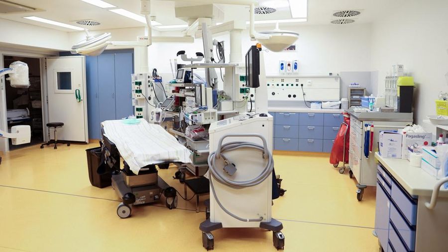 Ruang isolasi untuk pasien Ebola di klinik Berlin Virchow di Berlin, Jerman, 9 Juni 2026.