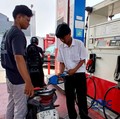 Sejumlah kendaraan mengisi Bahan Bakar Minyak (BBM) Pertamax di salah satu SPBU Pertamina di Jakarta, Rabu (10/6/2026). (CNBC Indonesia/Tri Susilo)