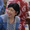 Deputi Gubernur Senior Bank Indonesia, BI Destry Damayanti  dalam Rapat Kerja bersama Komisi XI DPR RI, Jakarta, Kamis (11/6/2026). (CNBC Indonesia/Muhammad Sabki)
