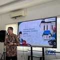 Direktur Jenderal Kawasan Permukiman Kementerian PKP, Fitrah Nur saat Media Briefing Program BSPS Tahun 2026 di Jakarta, Kamis (11/6/2026). (CNBC Indonesia/Elga Nurmutia)