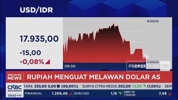 IHSG Dibuka Hijau & Rupiah Menguat ke Rp 17.935 per USD