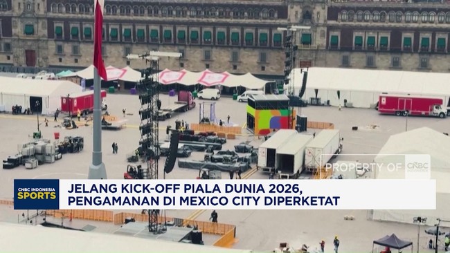 Jelang Kick-Off Piala Dunia 2026, Pengamanan di Mexico City Diperketat