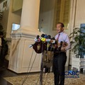 Menteri ESDM, Bahlil Lahadalia menyampaikan keterangan di Istana Kepresidenan, Jakarta, Kamis (11/6/2026). (CNBC Indonesia/Emir Yanwardhana)