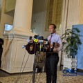 Menteri ESDM, Bahlil Lahadalia menyampaikan keterangan di Istana Kepresidenan, Jakarta, Kamis (11/6/2026). (CNBC Indonesia/Emir Yanwardhana)