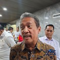 Menteri Kelautan dan Perikanan (MenKP) Sakti Wahyu Trenggono saat ditemui di kompleks parlemen, Jakarta, Kamis (11/6/2026). (CNBC Indonesia/Martyasari Rizky)