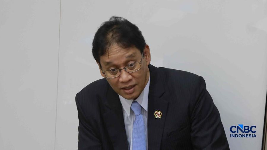 Menteri Keuangan Purbaya Yudhi Sadewa dalam Rapat Kerja bersama Komisi XI DPR RI, Jakarta, Kamis (11/6/2026). (CMNBC Indonesia/Muhammad Sabki)