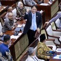 Menteri Keuangan Purbaya Yudhi Sadewa dalam Rapat Kerja bersama Komisi XI DPR RI, Jakarta, Kamis (11/6/2026). (CMNBC Indonesia/Muhammad Sabki)