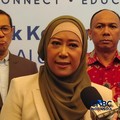 Menteri Komunikasi dan Digital (Komdigi) Meutya Hafid, ditemui usai acara Bravo 500 Summit, di Jakarta, Kamis (11/6/2026). (CNBC Indonesia/Novina)