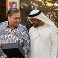 Menteri Koordinator Bidang Perekonomian Airlangga Hartarto dan Duta Besar UEA untuk Indonesia Abdulla Salem Al Dhaheri. (DOk. ekon.go.id)
