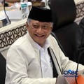 Menteri Pekerja Umum (PU) Dody Hanggodo saat mengikuti rapat kerja dengan Komisi V DPR RI di Gedung DPR RI, Jakarta, Kamis (11/6/2026). (CNBC Indonesia/Muhammad Sabki)