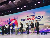 Pembukaan cara Bravo 500 Summit, di Jakarta, Kamis (11/6/2026). (CNBC Indonesia/Novina)
