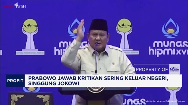 Video: Prabowo Jawab Kritikan Sering Keluar Negeri, Singgung Jokowi