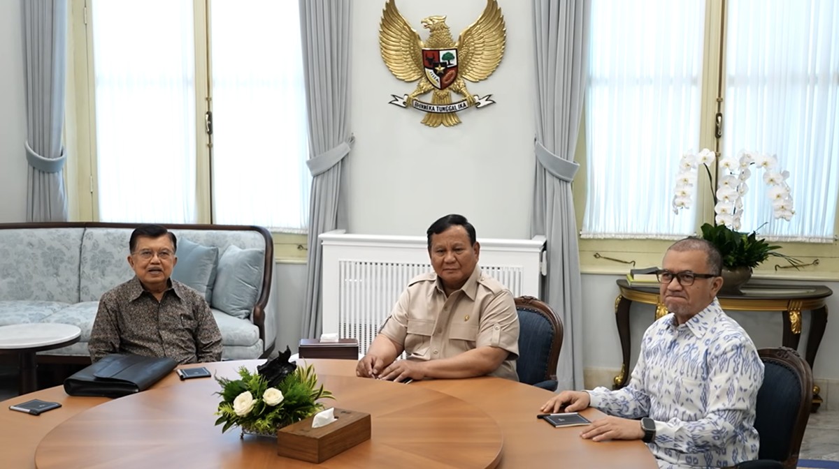 Temui Prabowo di Istana, JK Siap Bangun PLTA dan Pembangkit Gas Jumbo