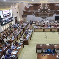 Suasana rapat kerja Komisi XI DPR RI dengan Meneku, Gubernur BI, Ketua OJK, dan Menteri PPN/Kepala Bappenas, Kamis (11/6/2026). (CNBC Indonesia/Muhammad Sabki)