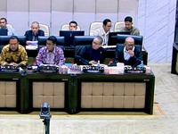 Rapat kerja Komisi XI DPR RI dengan Meneku, Gubernur BI, Ketua OJK, dan Menteri PPN/Kepala Bappenas, Kamis (11/6/2026). (YouTube/DPR RI)