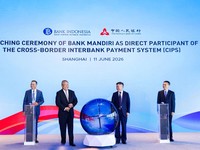 Bank Mandiri menjadi bank pertama di Indonesia yang terhubung langsung ke Cross-Border Interbank Payment System (CIPS). (Dok. Bank Mandiri)