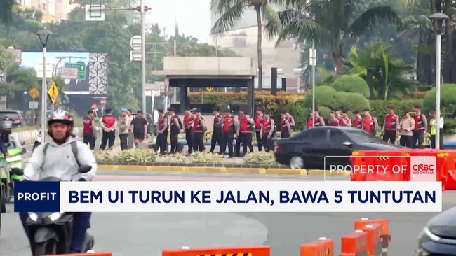 Video: BEM UI Turun ke Jalan, Bawa 5 Tuntutan