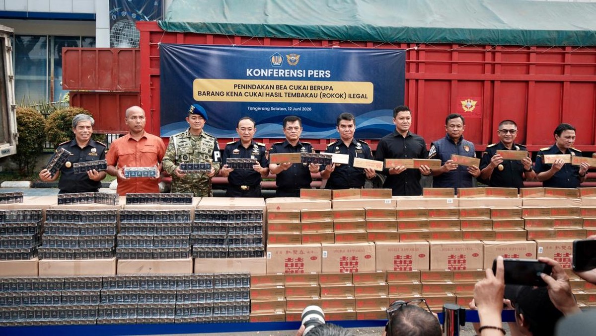 Bea Cukai Gagalkan Peredaran 8,2 Juta Rokok Ilegal di Merak-Bakauheni