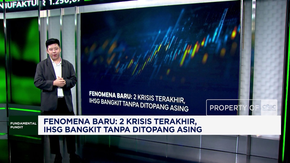 Fenomena Baru: 2 Krisis Terakhir, IHSG Bangkit Tanpa Ditopang Asing
