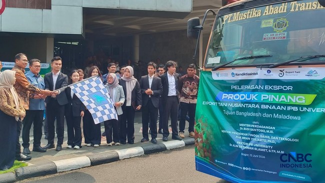 Mendag Lepas Ekspor Pinang ke Maldives-Bangladesh Rp2,2 Miliar