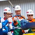 PT Pertamina Gas (Pertagas) bersama Dirjen Migas Kementerian ESDM Laode Sulaeman meresmikan operasional Pipa Gas Cisem II di Kandang Haur Timur, Jawa Barat, Sabtu (6/6/2026). (Dok. Pertagas)