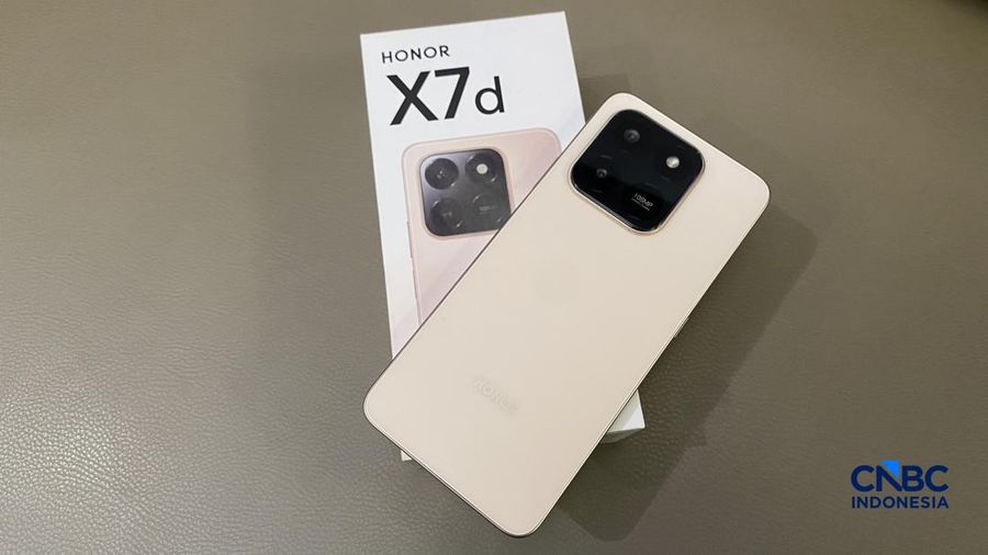 Smartphone Honor X7d. (CNBC Indonesia/Novina Putri Bestari)