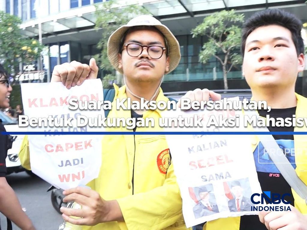 Suara Klakson Bersahutan, Bentuk Dukungan untuk Aksi Mahasiswa