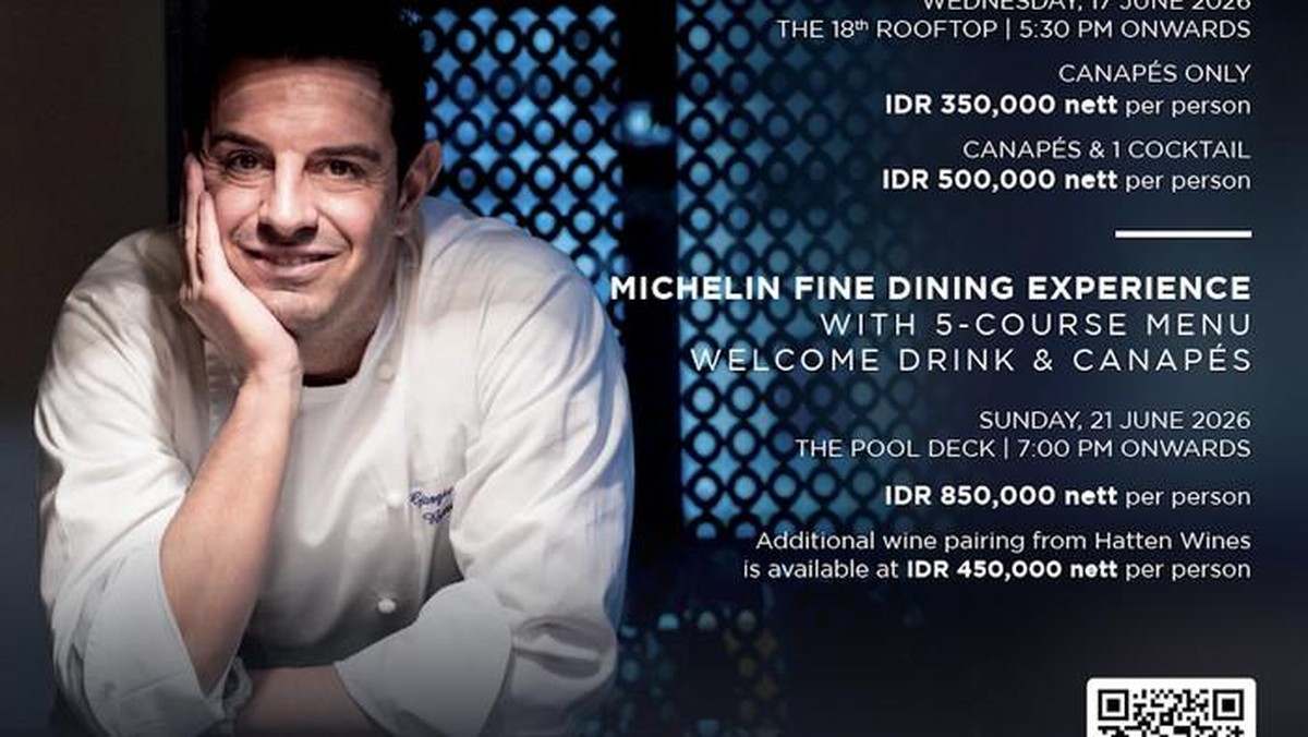 Chef Michelin Asal Italia Siap Hadirkan Kuliner Kelas Dunia di Bali