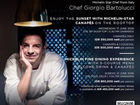 Foto: Chef Giorgio Bartolucci. (Dokumentasi The Trans Resort Bali)