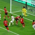 Tomas Souček dari Czech Republic national football team sempat mencetak gol yang kemudian dianulir saat menghadapi South Korea national football team pada laga Grup A FIFA World Cup 2026 di Estadio Guadalajara, Kamis (11/6/2026). (REUTERS/Daniel Bec