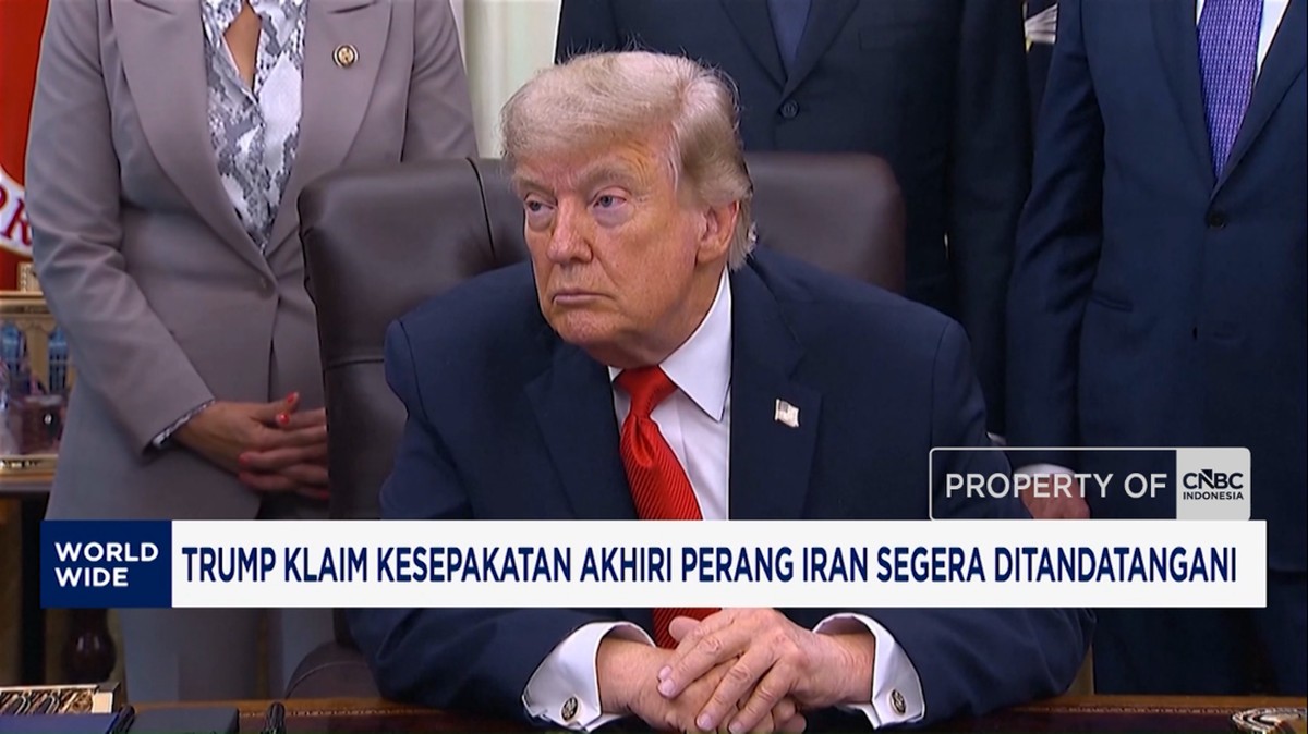 Video:Trump Klaim Kesepakatan Akhiri Perang Iran Segera Ditandatangani