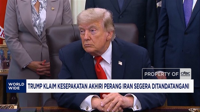 Video:Trump Klaim Kesepakatan Akhiri Perang Iran Segera Ditandatangani