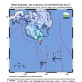 Gempa bumi mengguncang Kepulauan Talaud, Sulawesi Utara dengan kekuatan 5,2 Magnitudo. (Dok. BMKG)