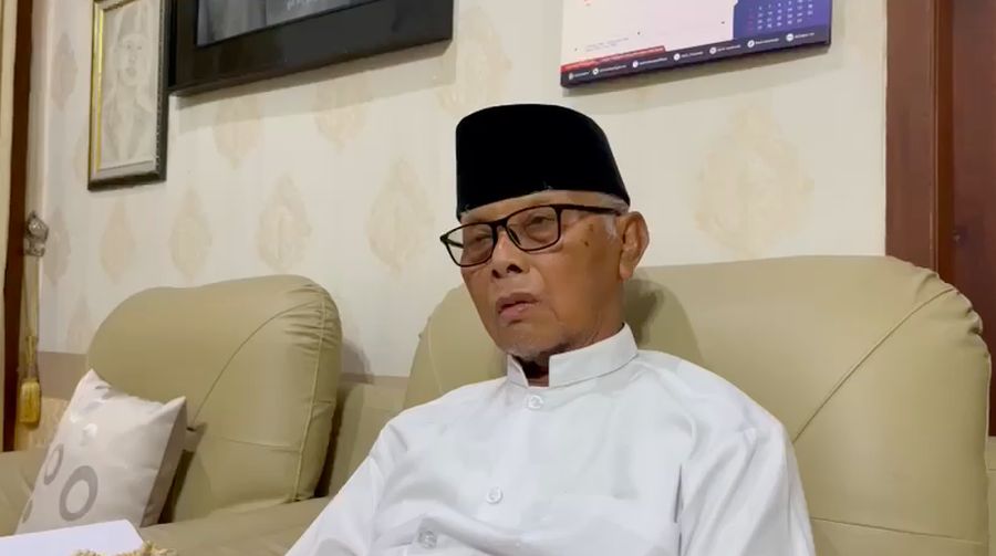 Ketua umum MUI Pusat. KH. Anwar iskandar saat menyampaikan keterangan di Jakarta. (Dok. Istimewa)