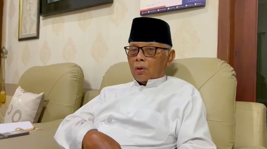 Ketua umum MUI Pusat. KH. Anwar iskandar saat menyampaikan keterangan di Jakarta. (Dok. Istimewa)