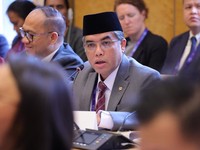 Menteri Ketenagakerjaan (Menaker) Yassierli dalam Sidang Pleno Penutupan Konferensi Perburuhan Internasional atau International Labour Conference (ILC) di Jenewa, Jumat (12/6/2026). (Dok. Biro Humas Kemnaker)
