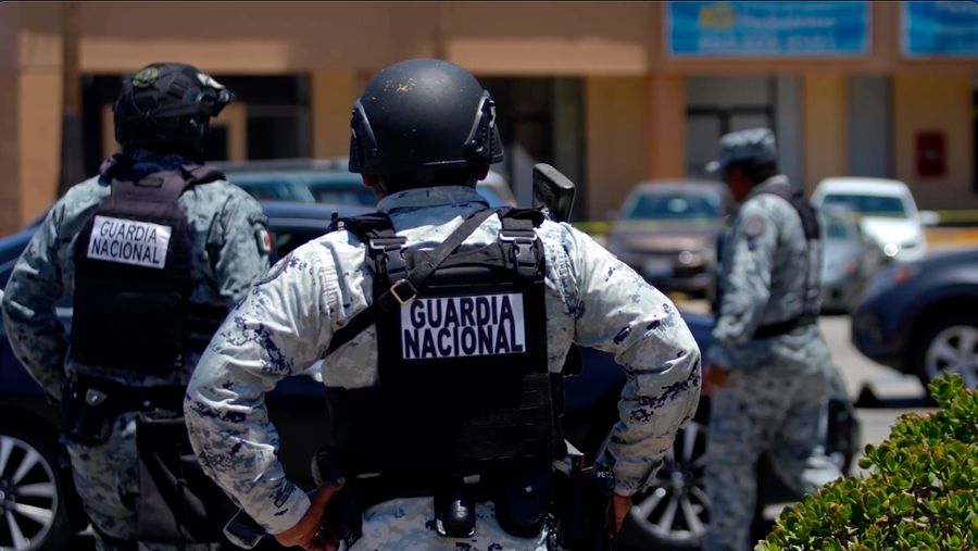 Sesosok mayit nan dibungkus kantong hitam ditemukan di area parkir sebuah pusat perbelanjaan di kota Tijuana, Meksiko, pada Jumat (12/6/2026).