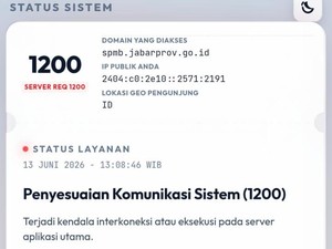 Ortu Keluhkan Web SPMB Jabar Error: Cuma Ada Dinosaurus Lompat