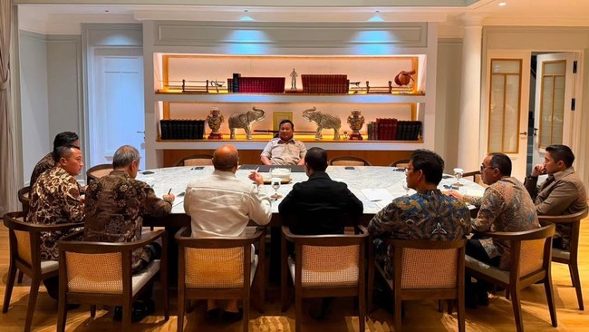 Bahas Strategi Ekonomi, Ini Isi Rapat Prabowo-Purbaya di Kertanegara