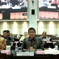 Dirjen Pajak Bimo Wijayanto saat mengikuti rapat kerja dengan Komisi XI DPR RI di Komplek Parlemen, Jakarta, Senin (15/6/2026). (Tangkapan Layar Youtube/TVR Parlemen)