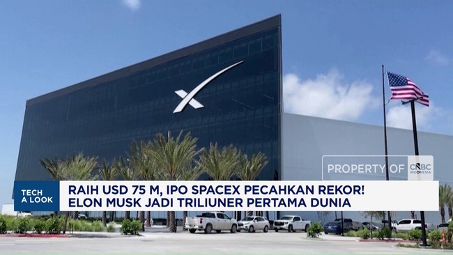 IPO USD 75 Miliar Spacex Pecahkan Rekor, Elon Musk Jadi Triliuner No 1