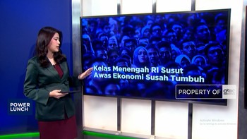 Kelas Menengah RI Susut, Awas Ekonomi Susah Tumbuh