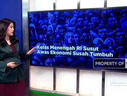 Kelas Menengah RI Susut, Awas Ekonomi Susah Tumbuh